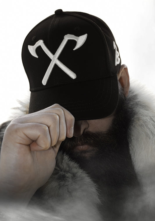 Casquette Noire Baseball BARBEBARIAN ÉDITION BERSERKER