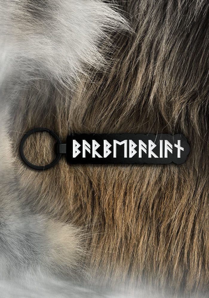 Porte-Clés en Métal BARBEBARIAN ÉDITION RUNES
