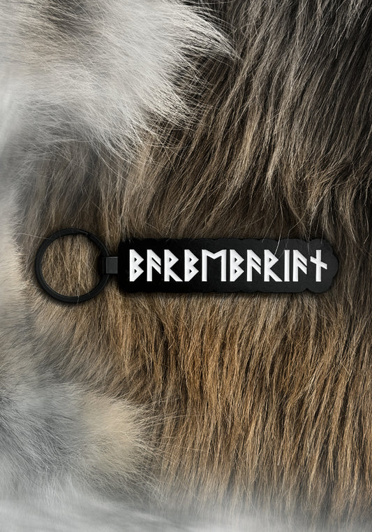 Porte-Clés en Métal BARBEBARIAN ÉDITION RUNES