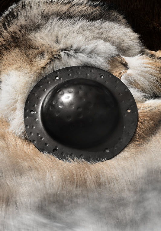 Umbo Rond Noir pour Bouclier Viking - RAGNARÖK