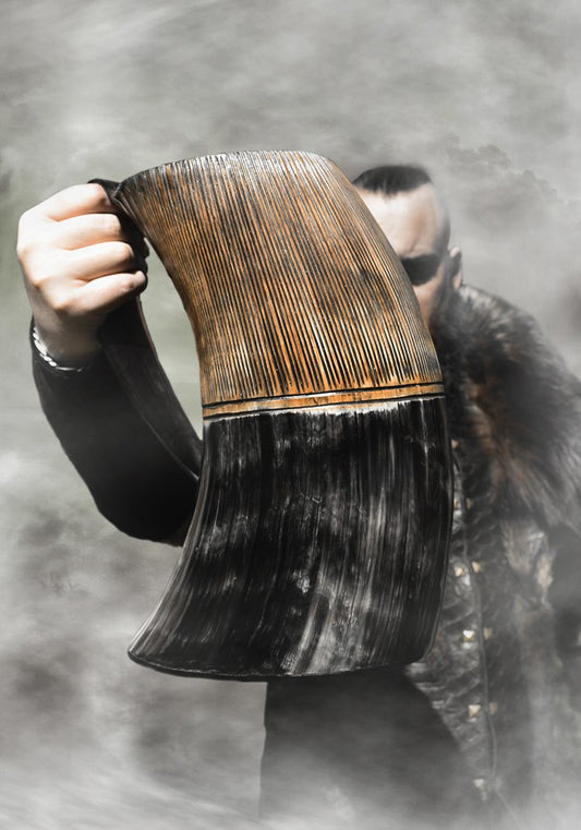 Big Chope à Boire gravée Viking 3 L