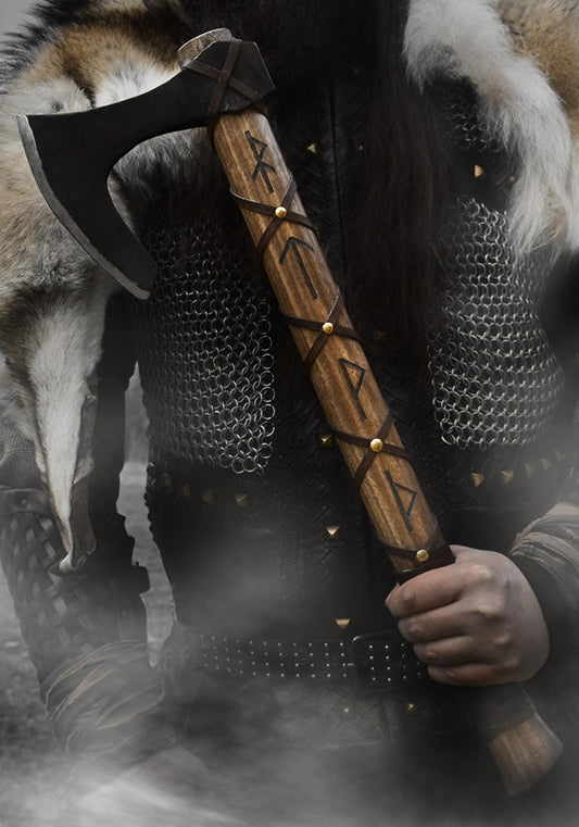 Hache Viking BARBEBARIAN - BERSERKER