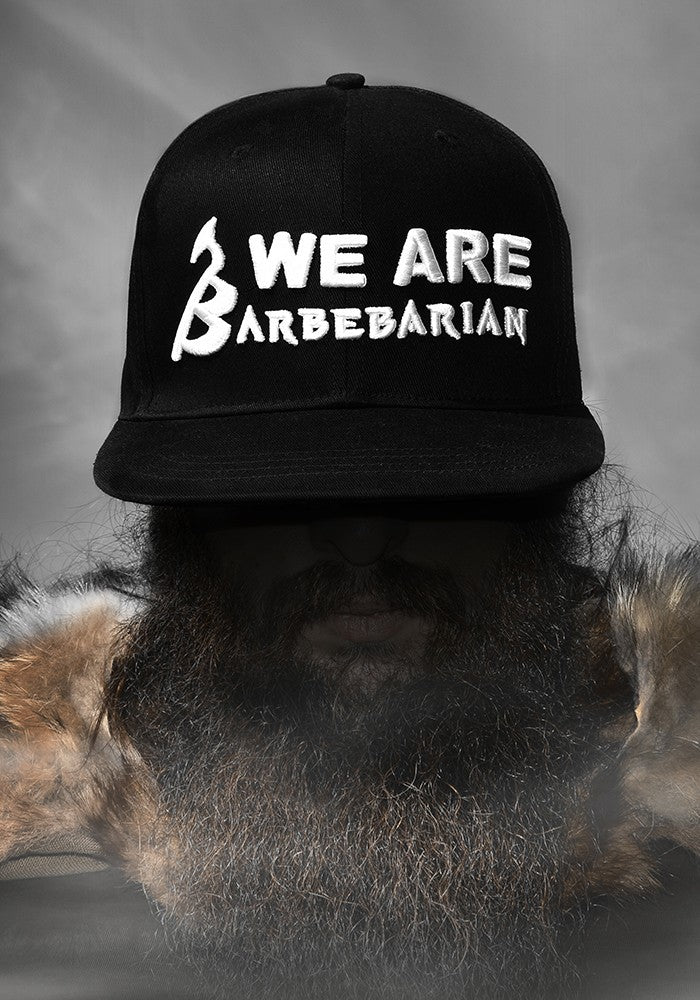 Casquette Noire SnapBack WE ARE BARBEBARIAN