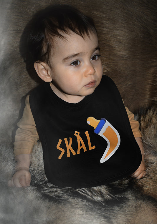 Bavoir Viking Enfant Noir - SKÅL