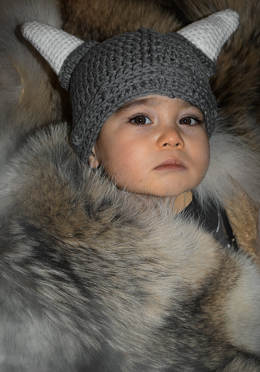 Bonnet Casque Viking Enfant