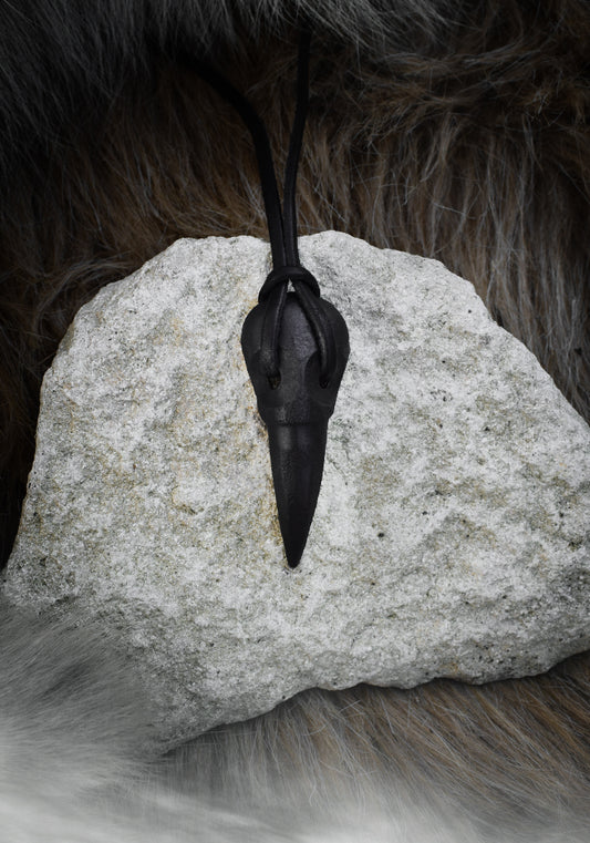 Collier Viking - HUGIN & MUNIN - Forgé à la main dans les pays nordiques