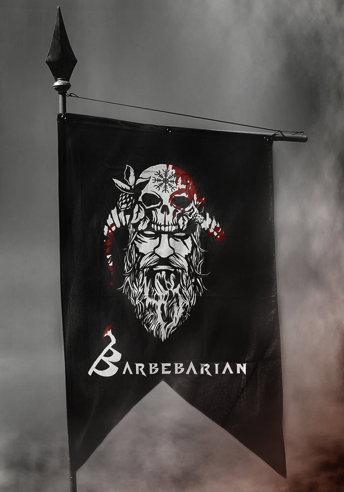 Drapeau BARBEBARIAN ÉDITION AIGLE DE SANG