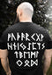 T-Shirt Homme Noir Recto-Verso BARBEBARIAN ÉDITION FUTHARK