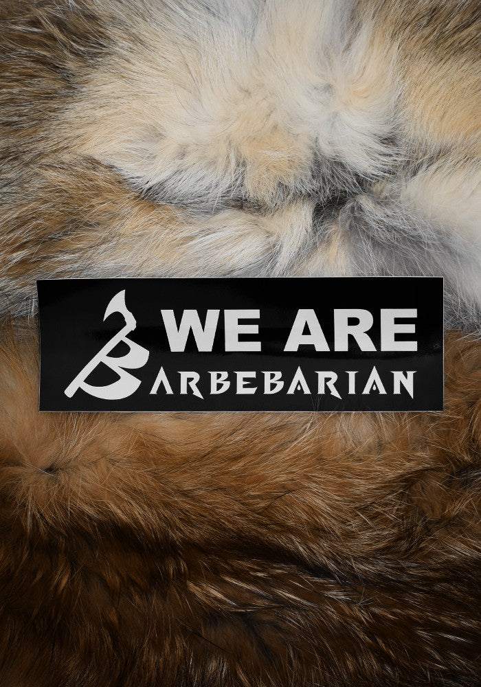 Sticker "WE ARE BARBEBARIAN"